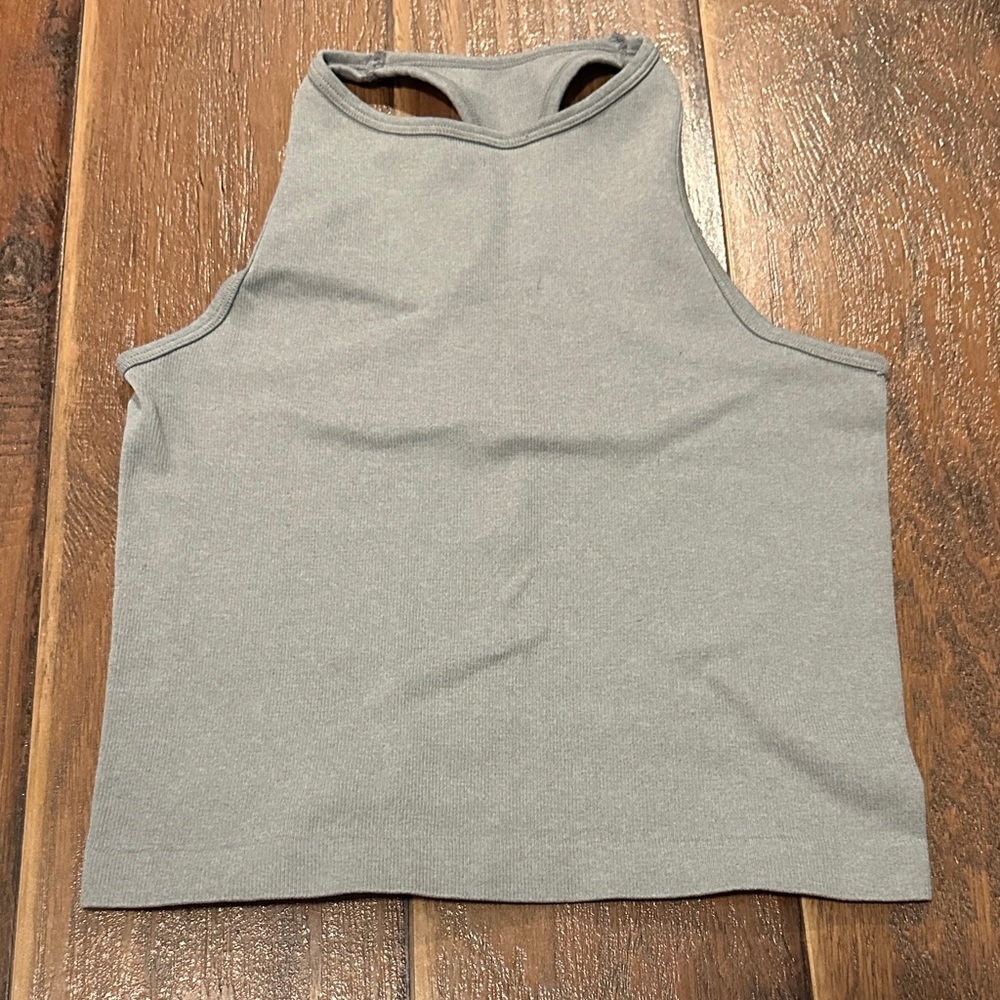 Gray Sleeveless Women's Top